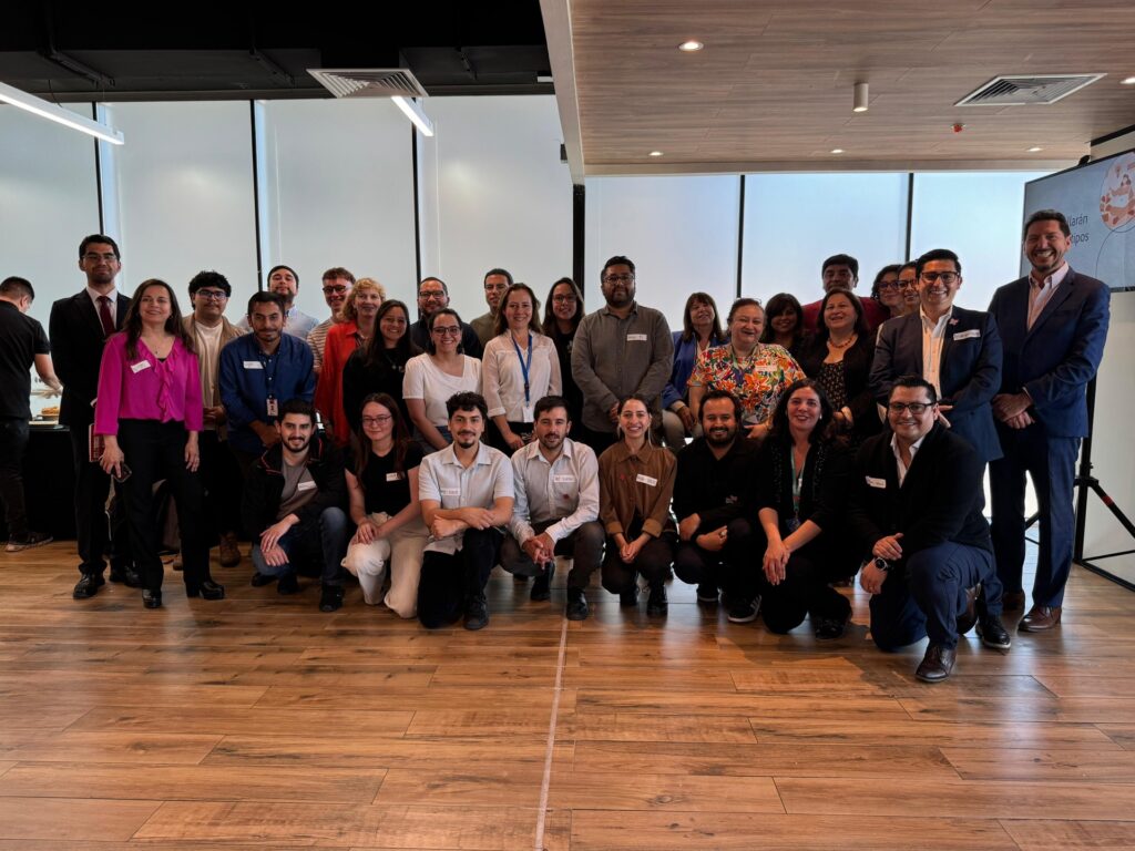 Foto grupal del equipo de participantes y organizadores del Desafío Ley Ágil de Sinapsis USACH