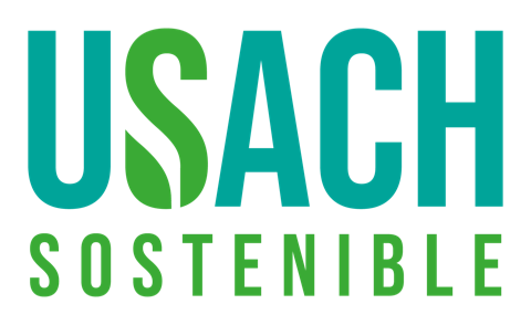 Logo del programa USACH Sostenible de la Universidad de Santiago de Chile